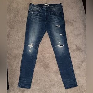 PacSun Men's Dark Blue Skinny Jeans